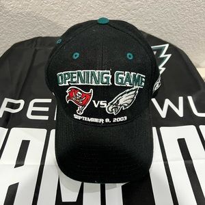 NWT Official Opening Game at Lincoln Financial Stadium Eagles vs Bucs Hat